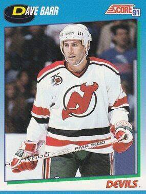 Dave Barr - Score 91 Hockey Card
